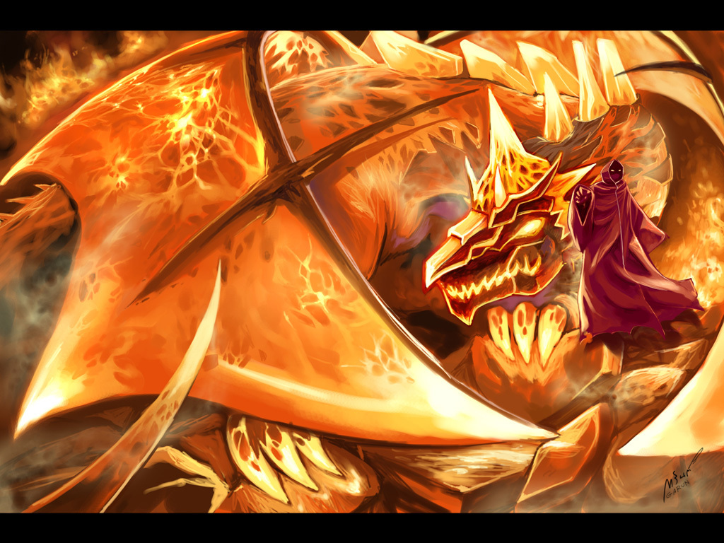Fire Dragon - HD Wallpaper 