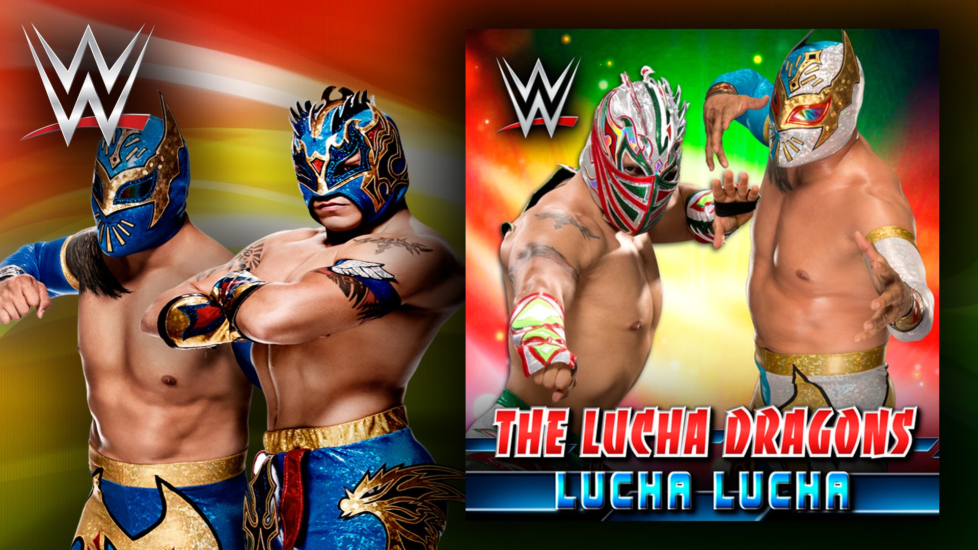 Lucha Dragons - HD Wallpaper 