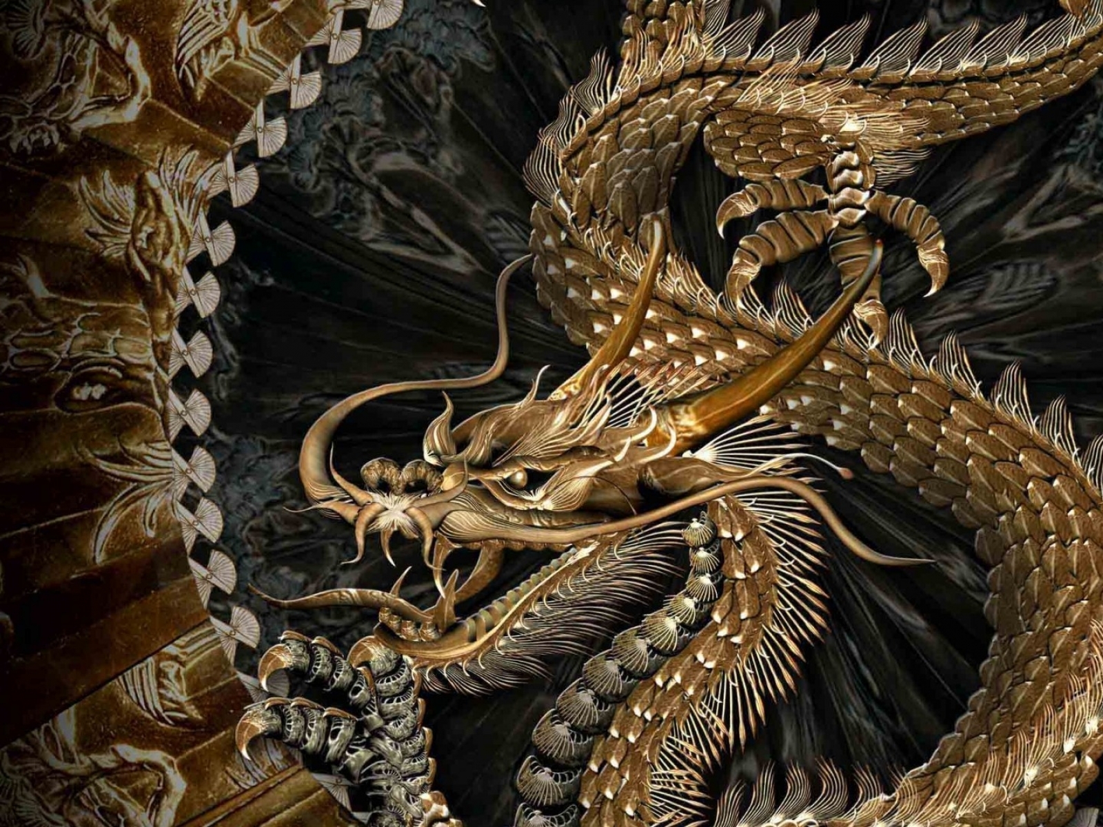 Free Chinese Dragon Wallpapers 1600x1200 Wallpaper teahub.io