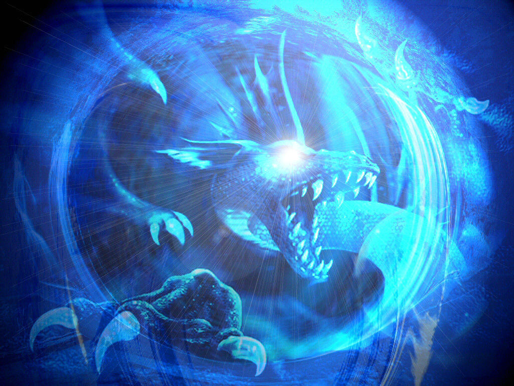 Ice Dragon - HD Wallpaper 