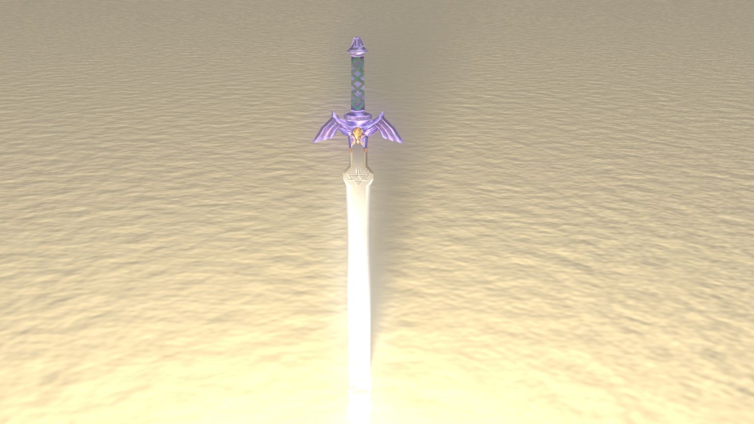 Master Sword Model - Sea - HD Wallpaper 