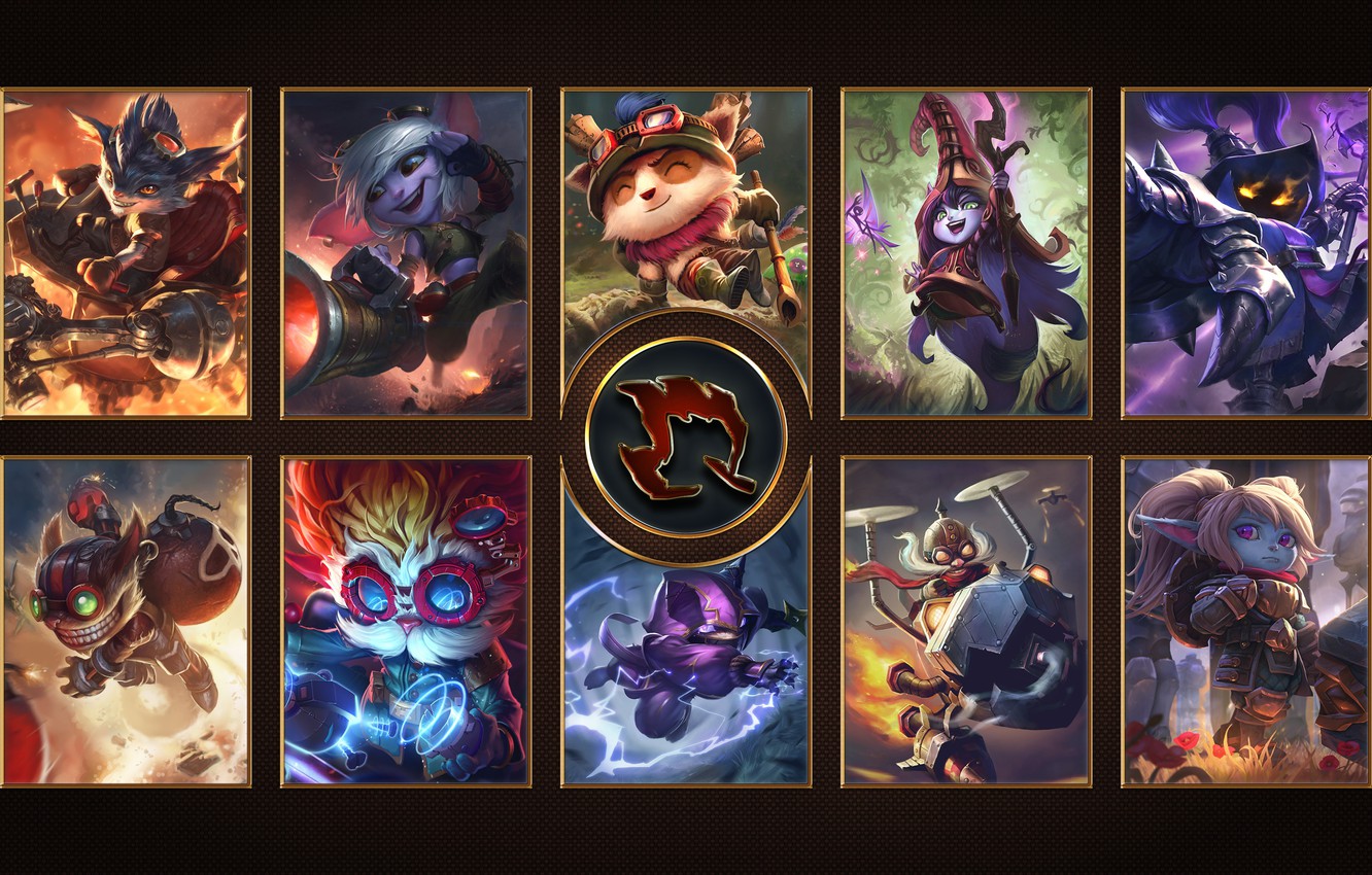 Photo Wallpaper Wallpaper, Logo, Game, Monster, Armor, - Tristana Rumble - HD Wallpaper 