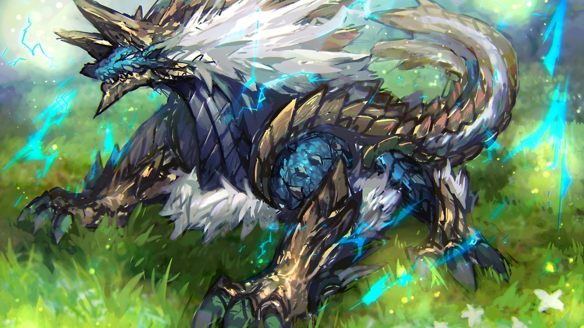 Monster Hunter, Jinouga, Artwork - Monster Hunter - HD Wallpaper 