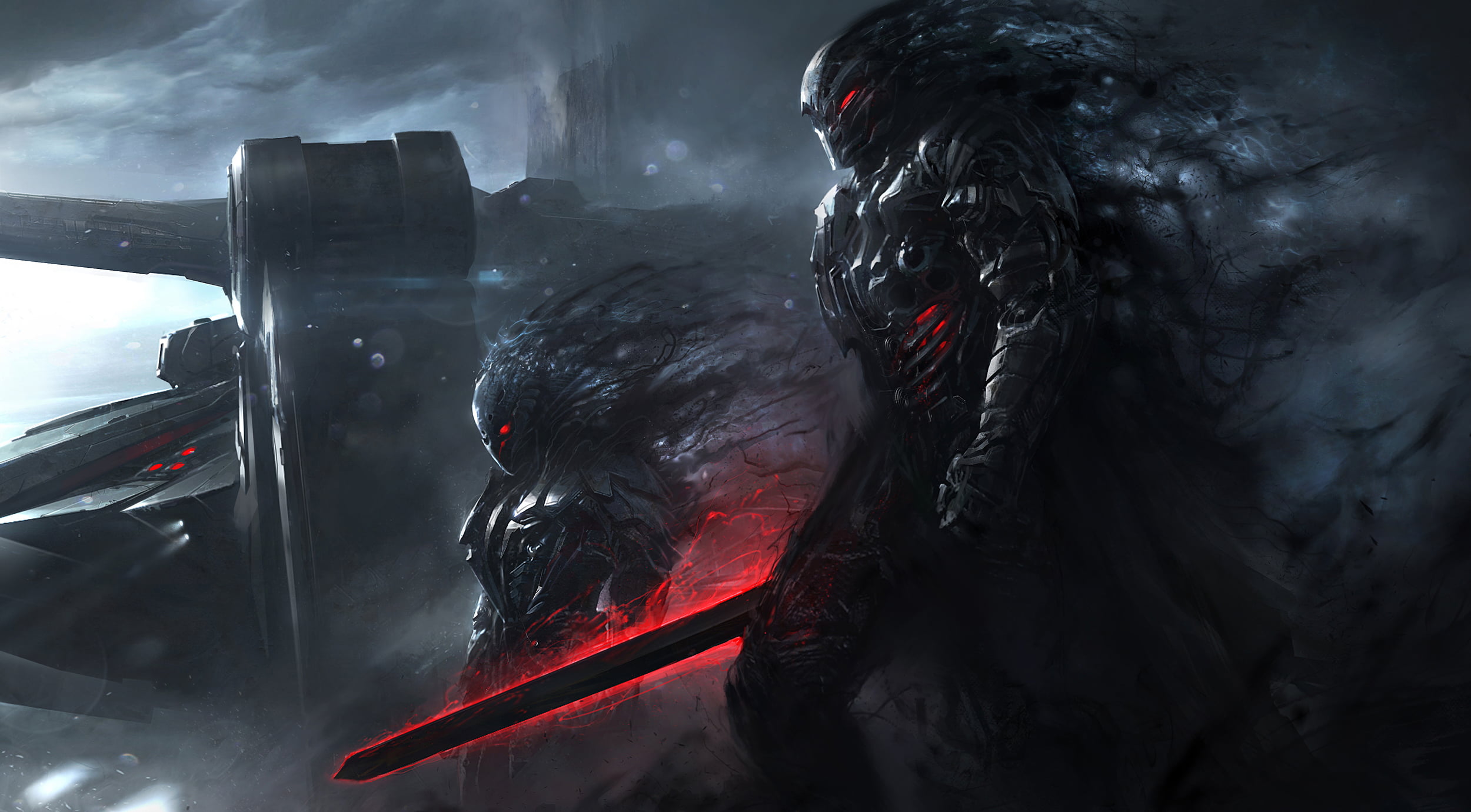Dark Warrior Fantasy - HD Wallpaper 