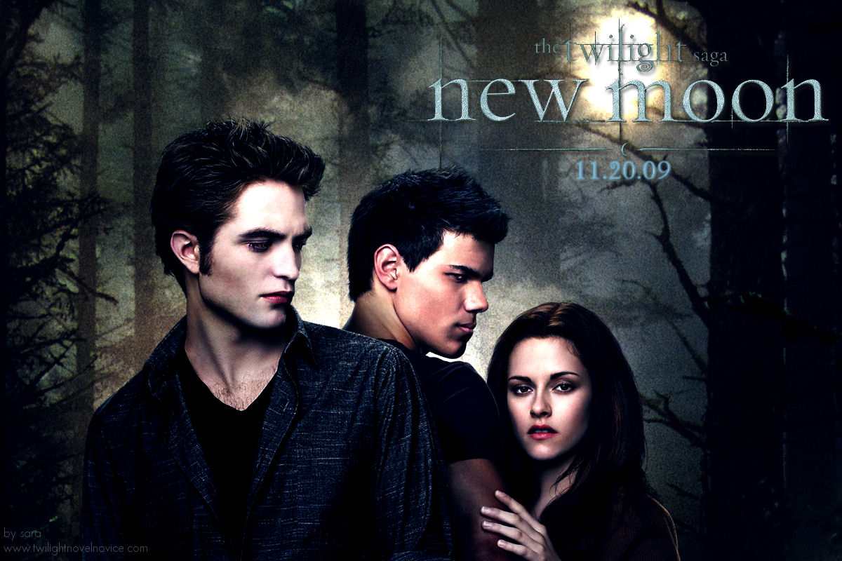 New Moon Poster Desktop2 Blue Tint - Board Games Twilight New Moon - HD Wallpaper 