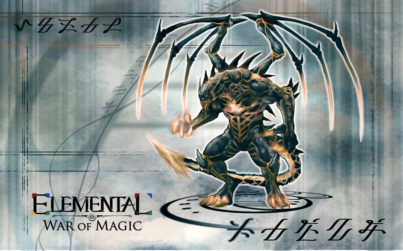 Demon Wallpaper Standard Wallpaper - Elemental War Of Magic - HD Wallpaper 