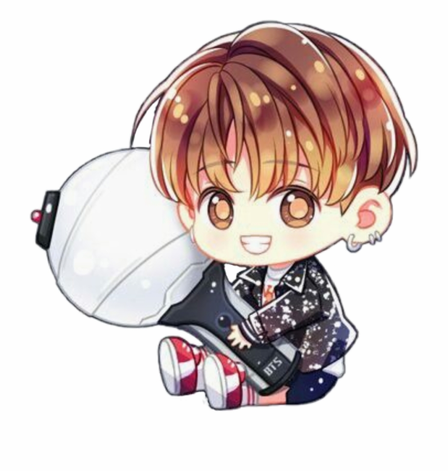 Bts Chibi Jungkook Clipart Vector Library Download - Chibi Suga Bts Drawing - HD Wallpaper 