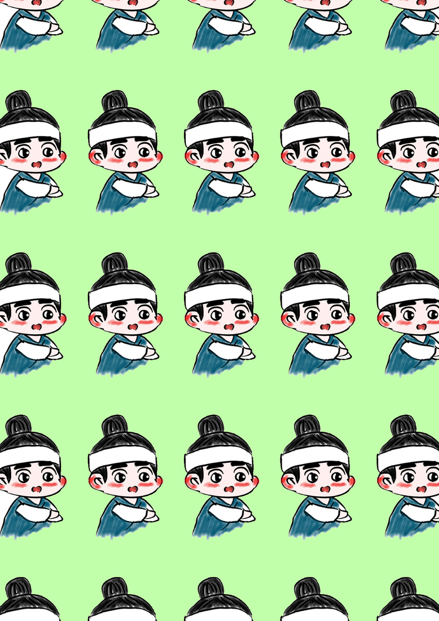 Won Deuk Chibi Wallpaper - Cartoon - HD Wallpaper 