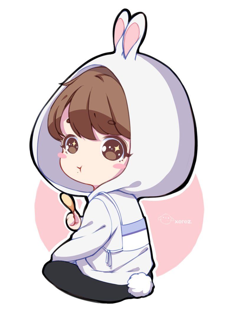 Bts Chibi Jungkook Clipart Clipart Free Library Collection - Bts Chibi Png - HD Wallpaper 