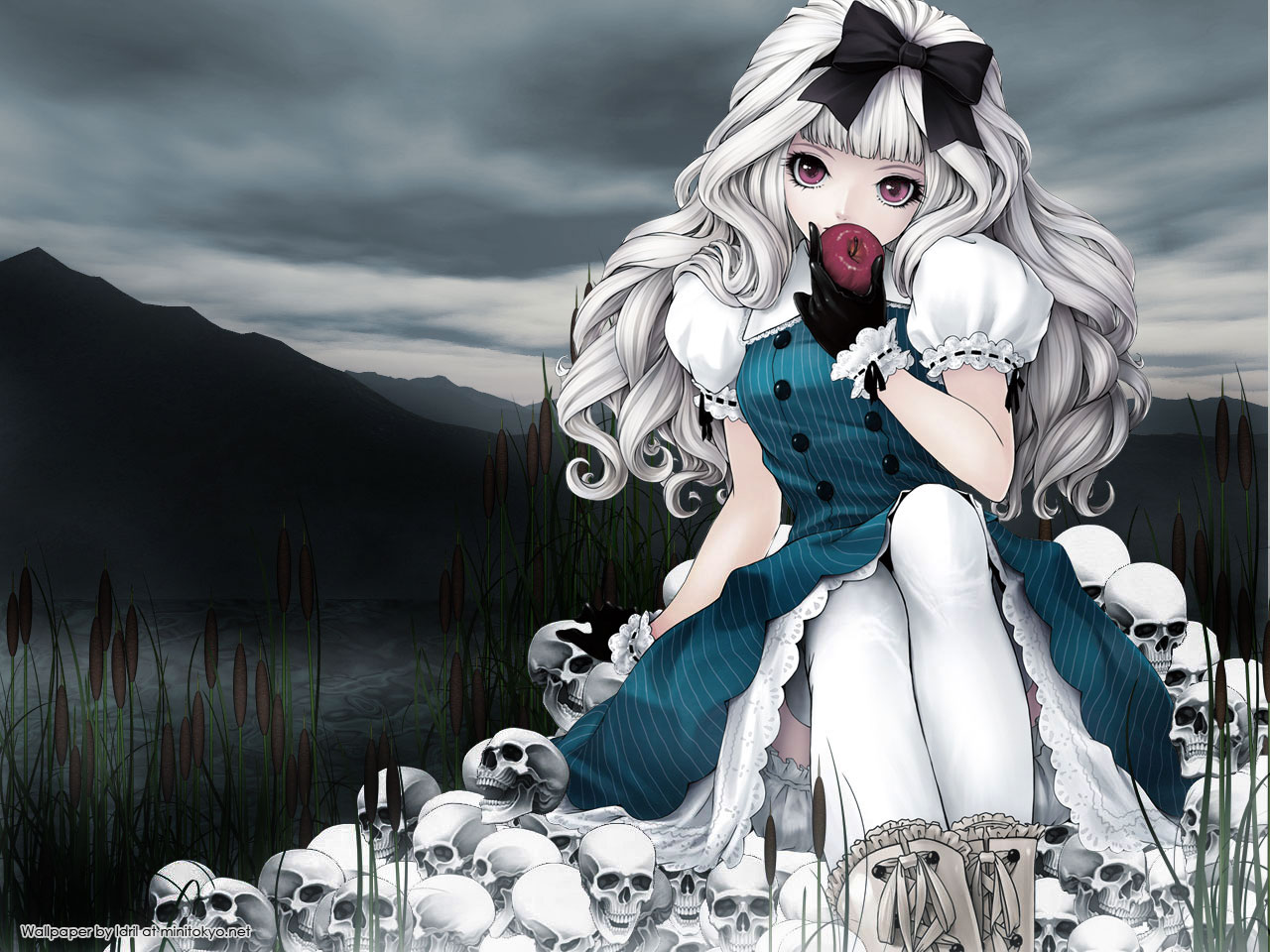 Gothic Alice In Wonderland Anime - HD Wallpaper 
