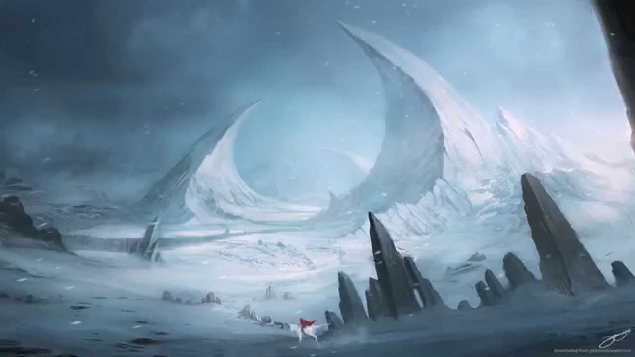 Winter Landscape Digital Art - HD Wallpaper 