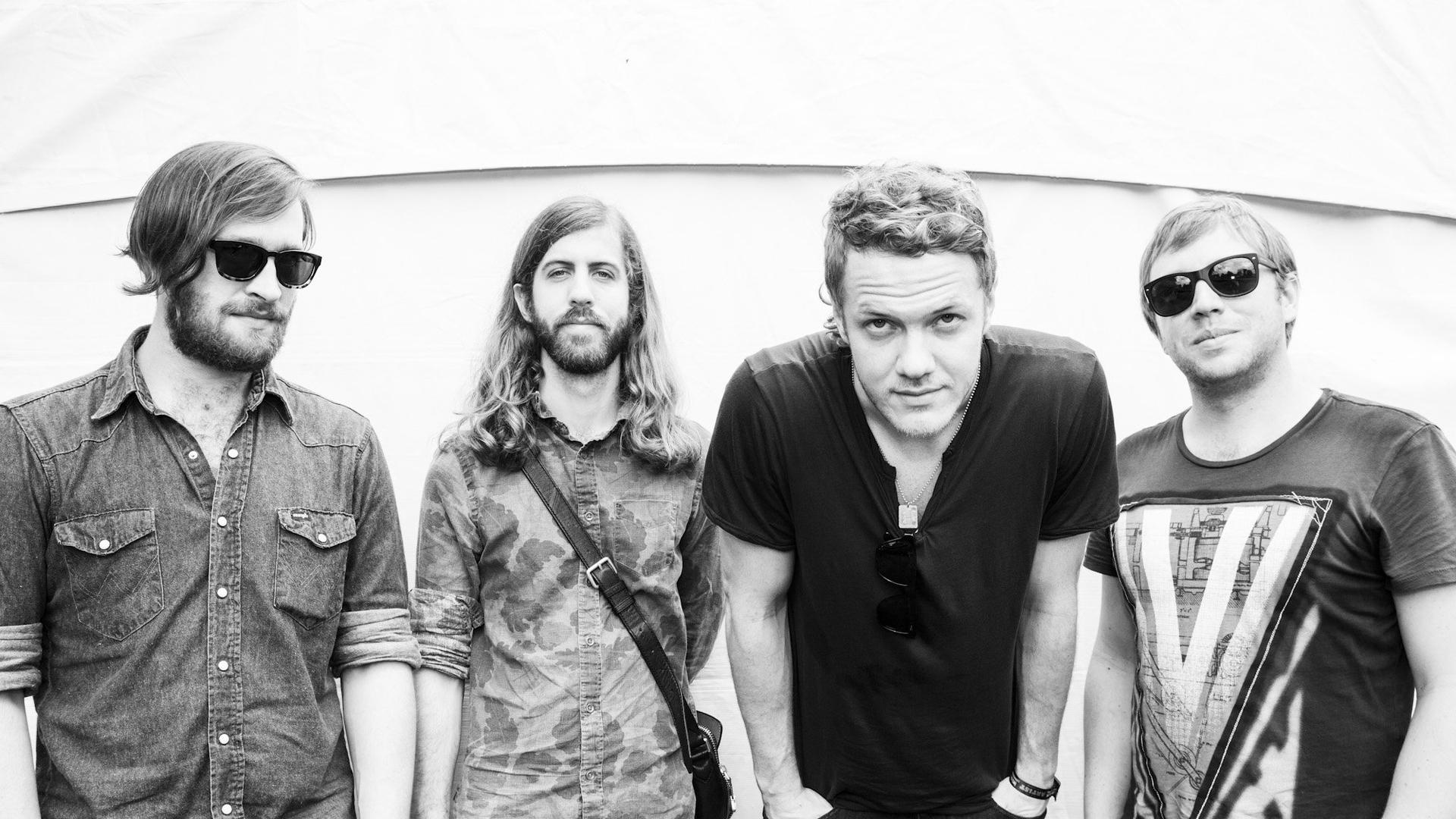 Hd White And Black Picture Of Imagine Dragons Wallpaper - HD Wallpaper 