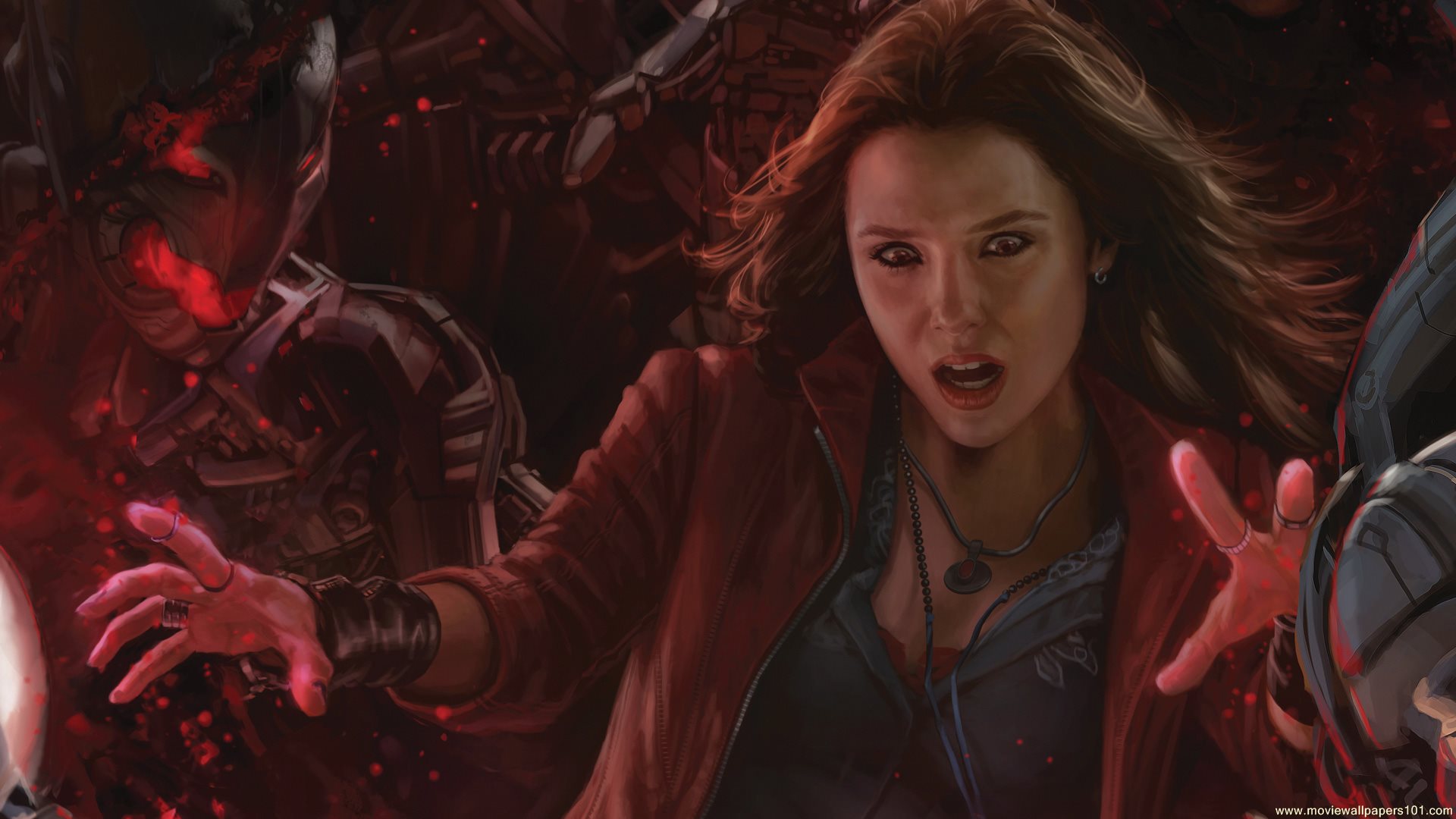 Scarlet Witch Avengers Age Of Ultron Poster - HD Wallpaper 