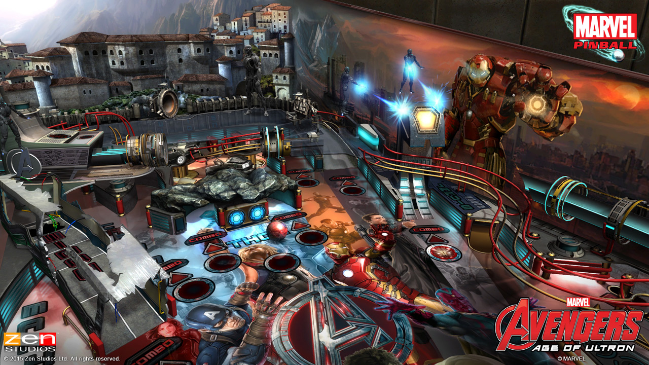 Marvel Ultron Pinball Pic - Avengers Age Of Ultron Pinball - HD Wallpaper 