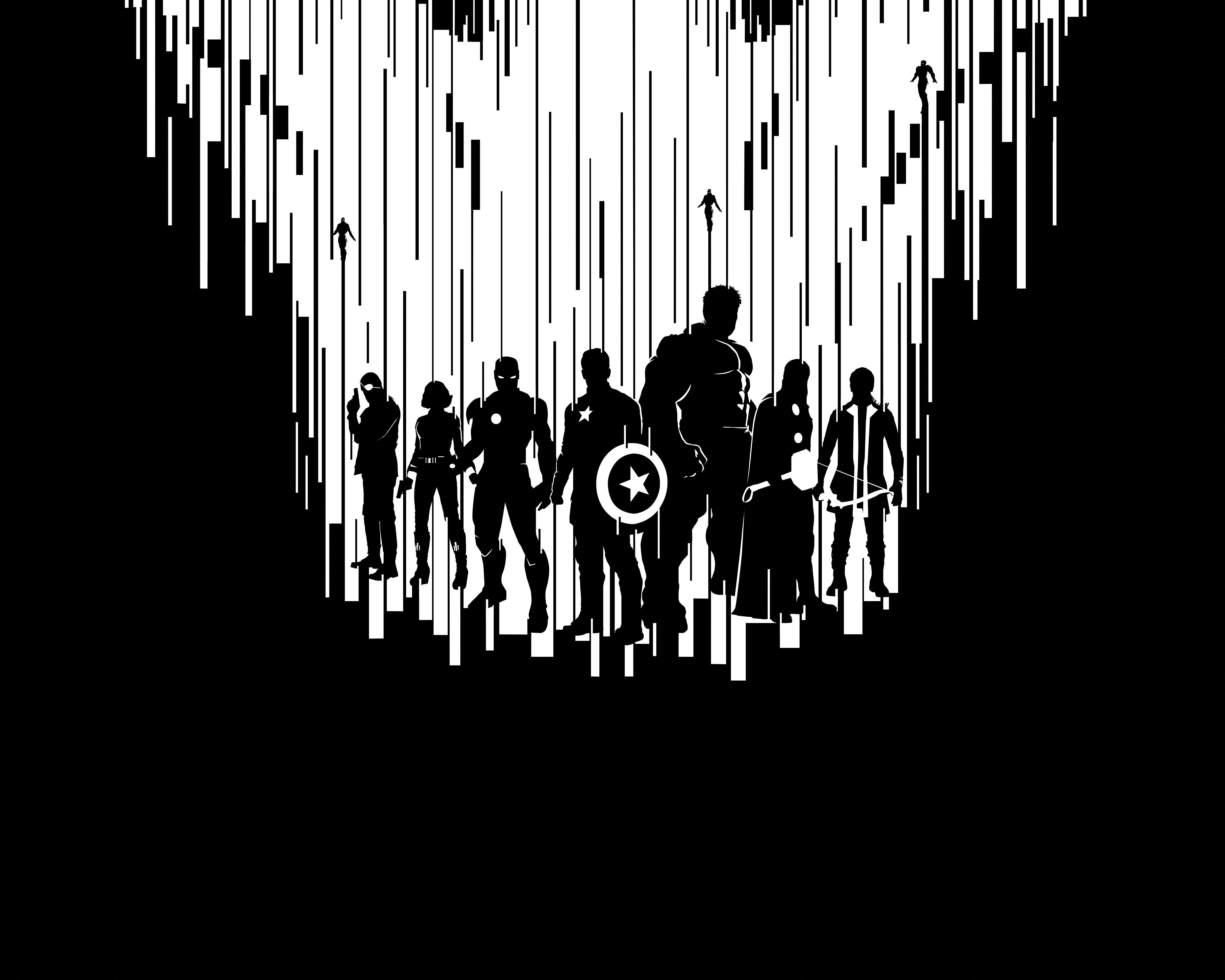 Black And White Captain America - HD Wallpaper 