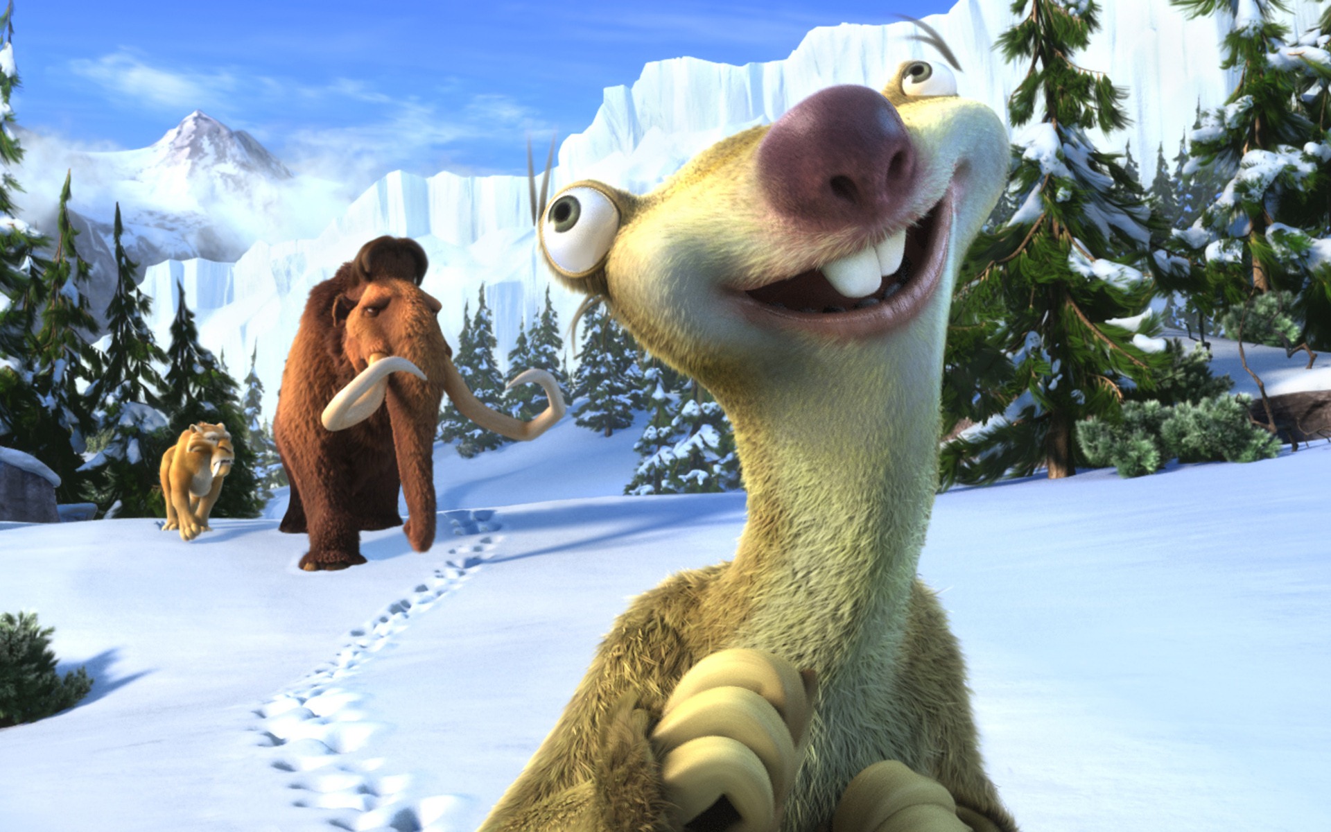 Ice Age - Ice Age Cartoon - HD Wallpaper 