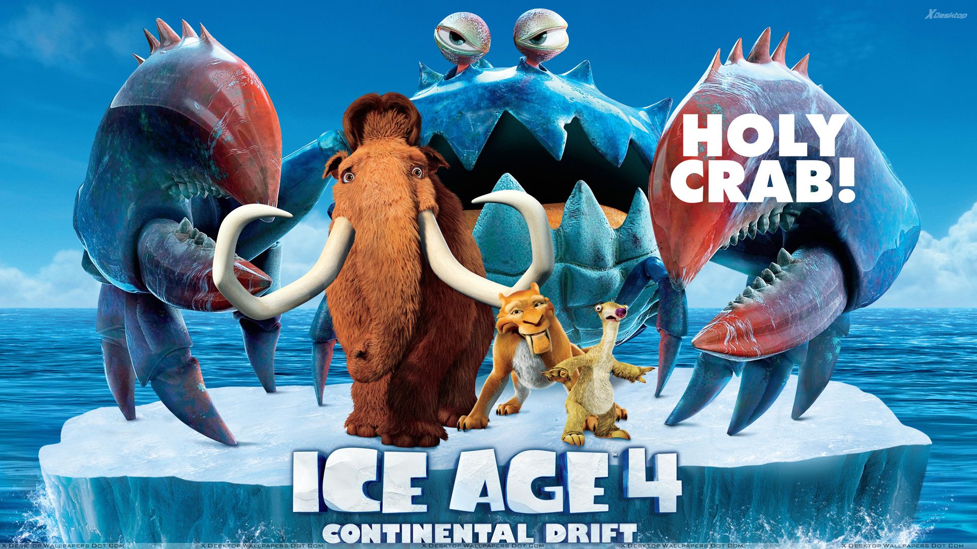 Ice Age Continental Drift Holy Crab - HD Wallpaper 