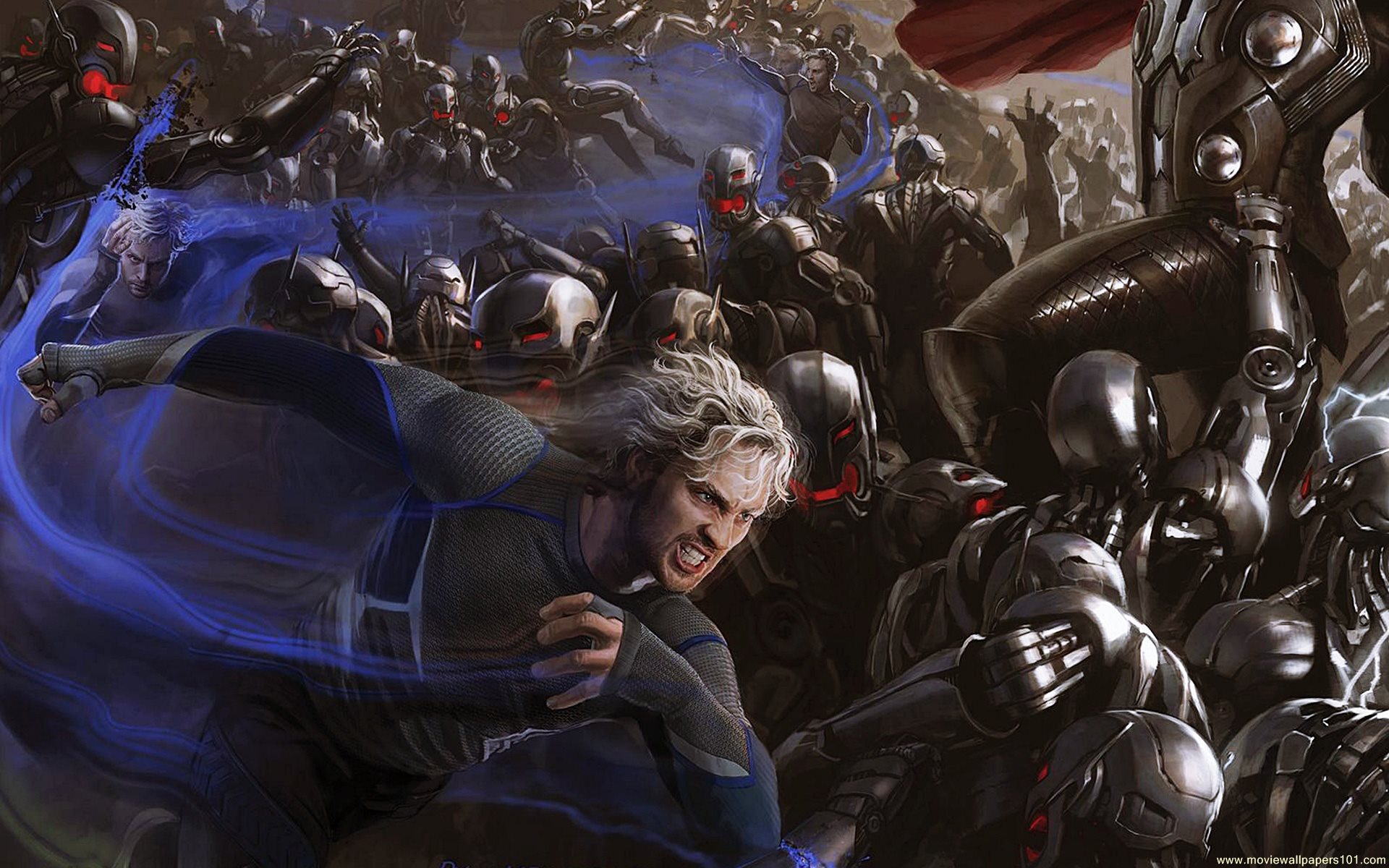 Age Of Ultron Quicksilver Speed - HD Wallpaper 