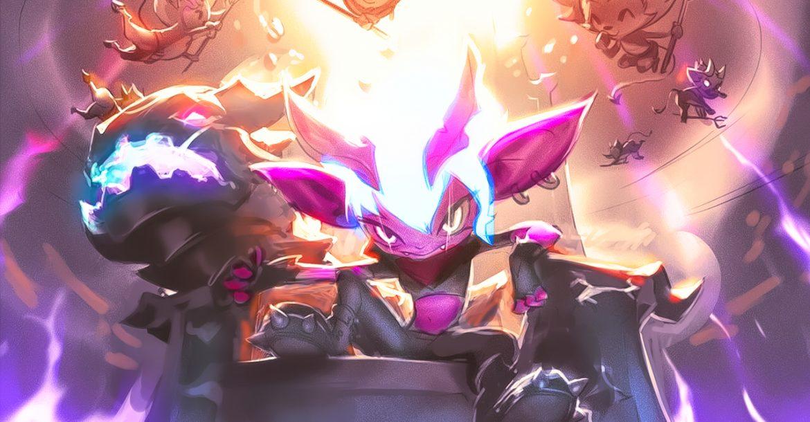 Little Demon Tristana Splash Artwork Update Lol - Lol Tristana Demon Skins - HD Wallpaper 