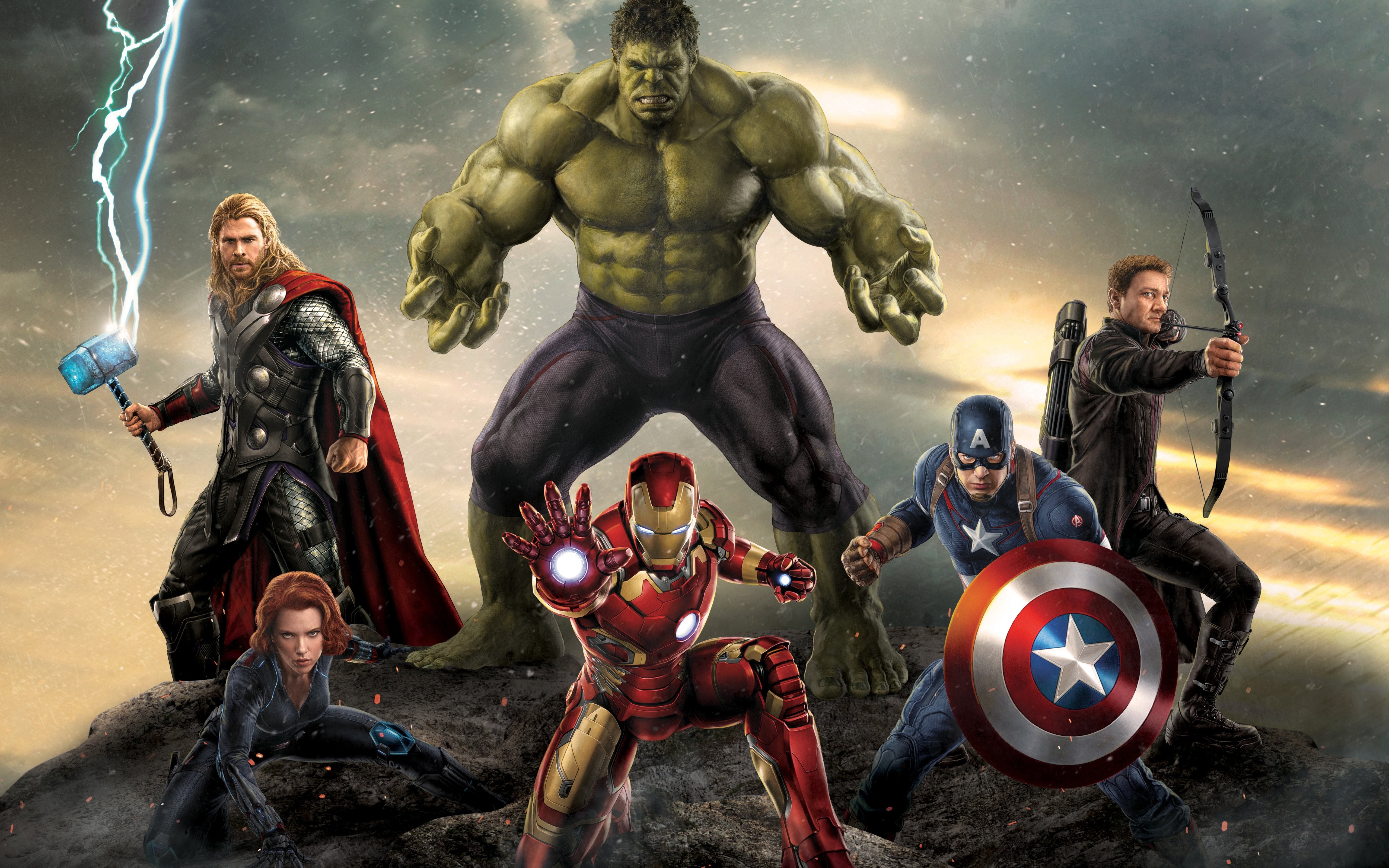 Hd Image Of Avengers - HD Wallpaper 