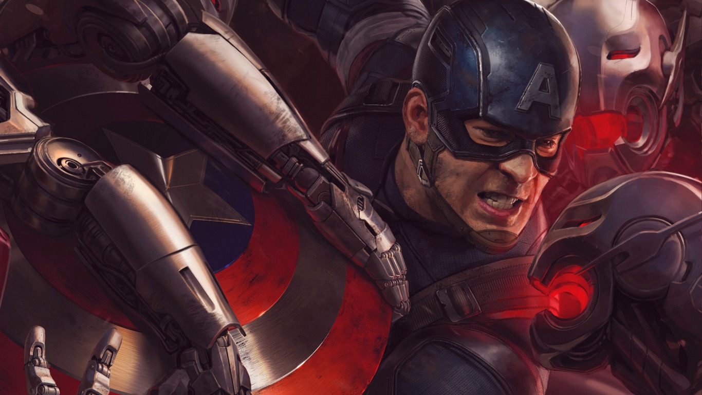 Avengers Age Of Ultron 2015 Movie Hd Wallpaper - พื้น หลัง ภาพยนตร์ - HD Wallpaper 