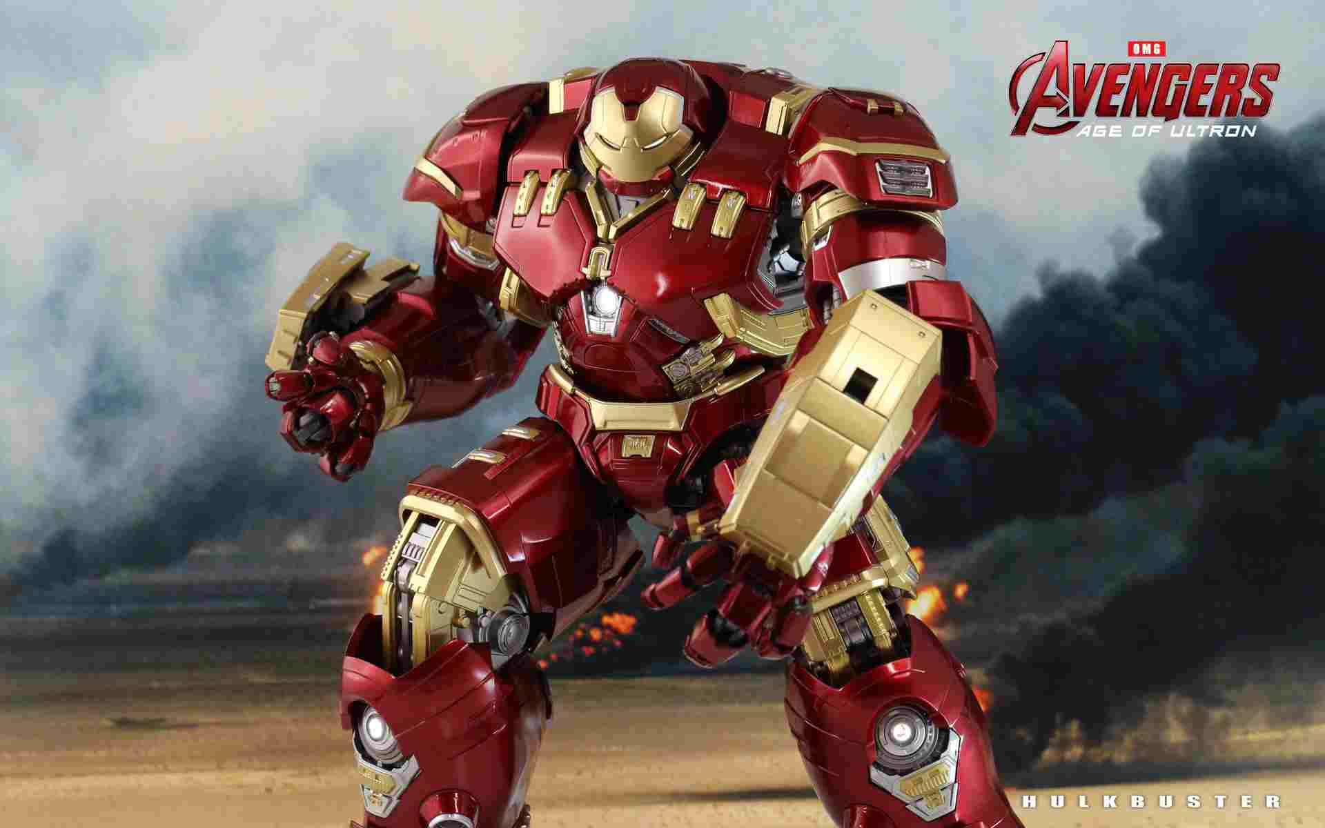 Iron Man And Ultron Sentries Hd Wallpaper Background - Iron Man Hulkbuster 4k - HD Wallpaper 