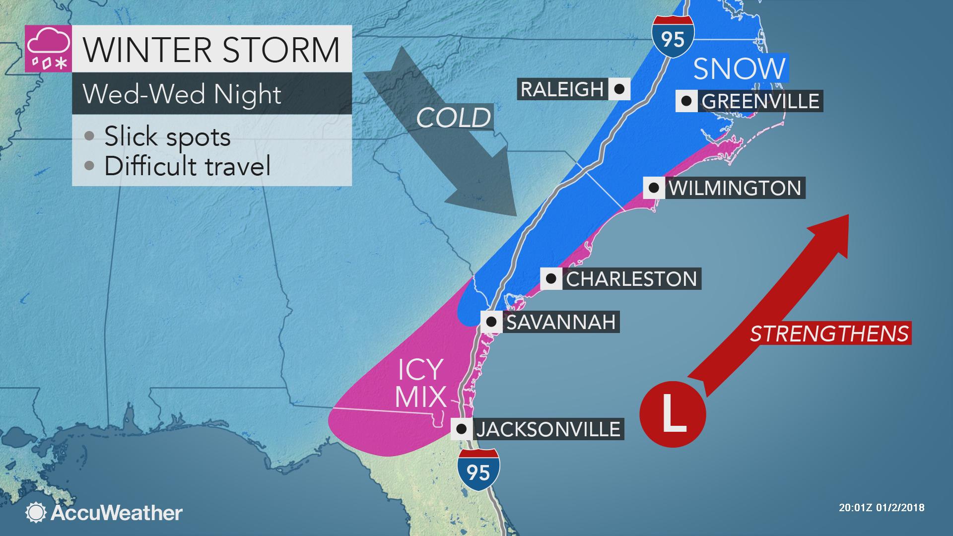 Winterstorm Amerika 2019 Kaart - HD Wallpaper 