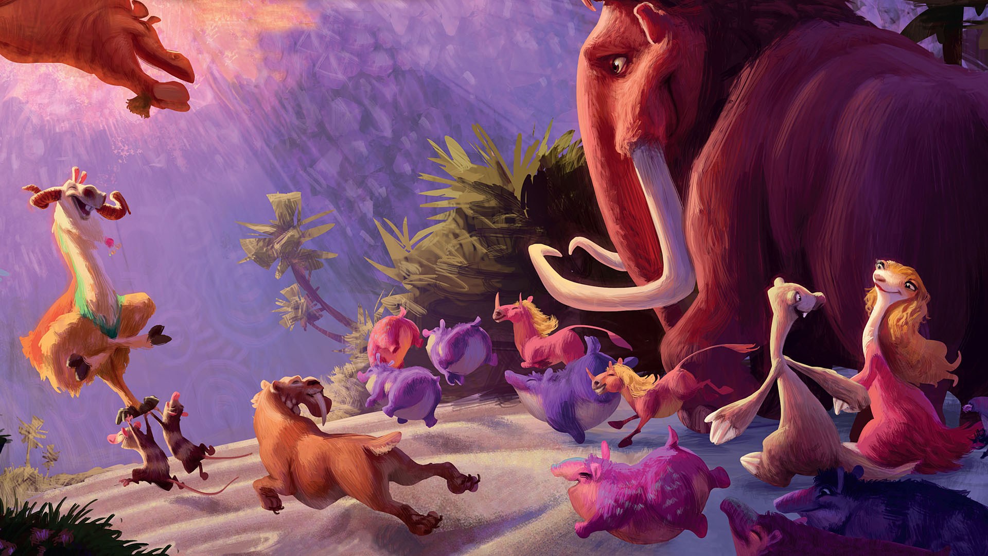 Art Of Ice Age - HD Wallpaper 