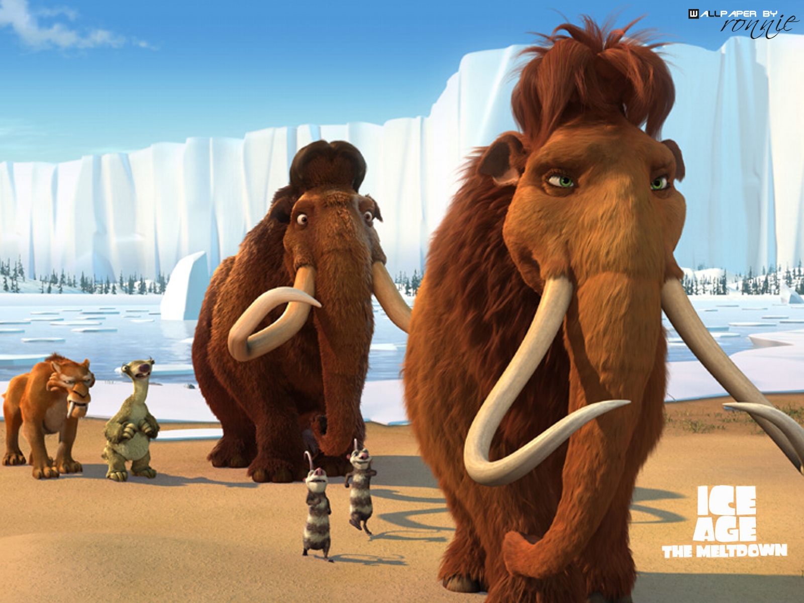 Ice Age - Mammals From Ice Age - HD Wallpaper 