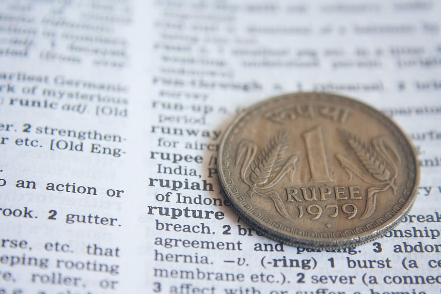 Indian, Rupee, Dictionary, Definition, Word, Coin, - Indian Rupee - HD Wallpaper 