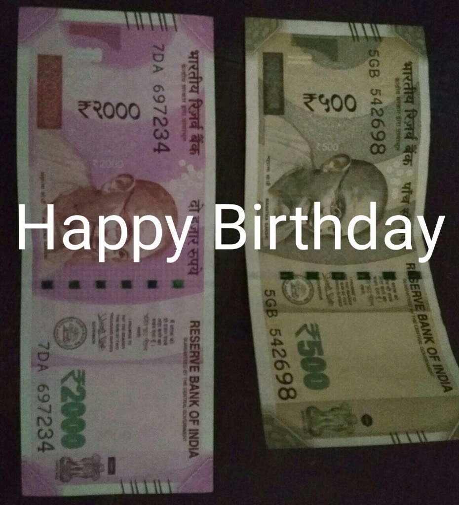 Happy Birthday To New 500 & 2000 Note - Happy Birthday 2000 Note - HD Wallpaper 