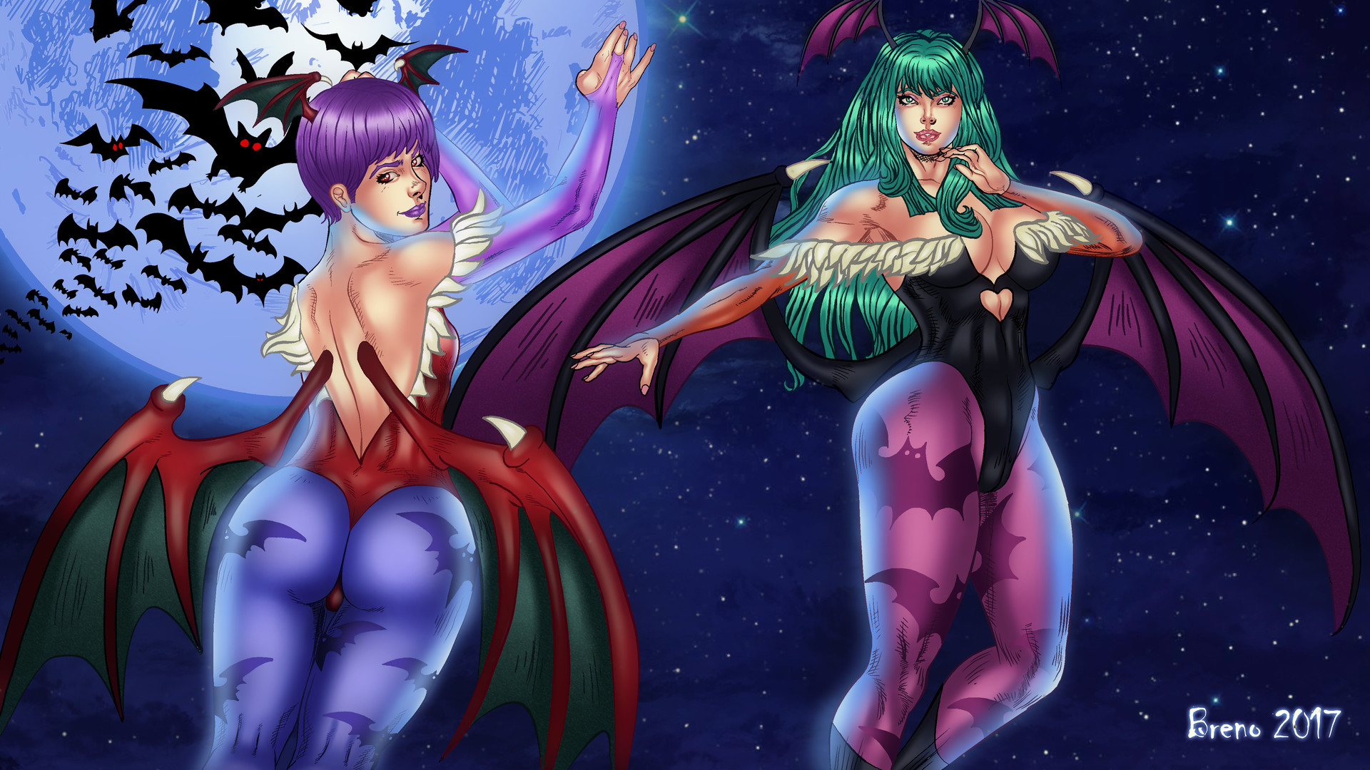 Lilith Aensland - HD Wallpaper 