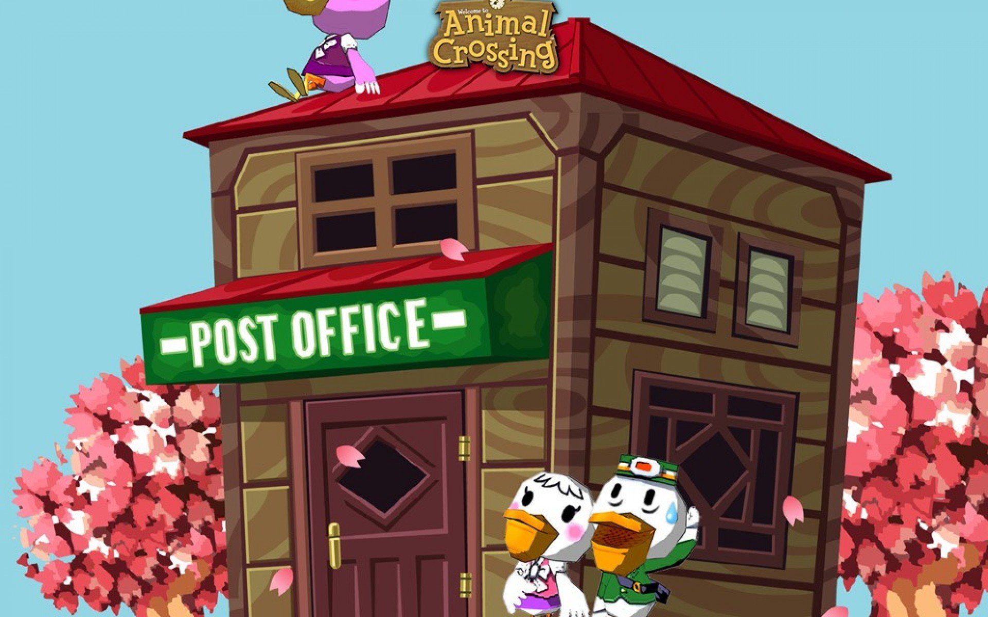 Animal Crossing Gamecube Artwork - HD Wallpaper 