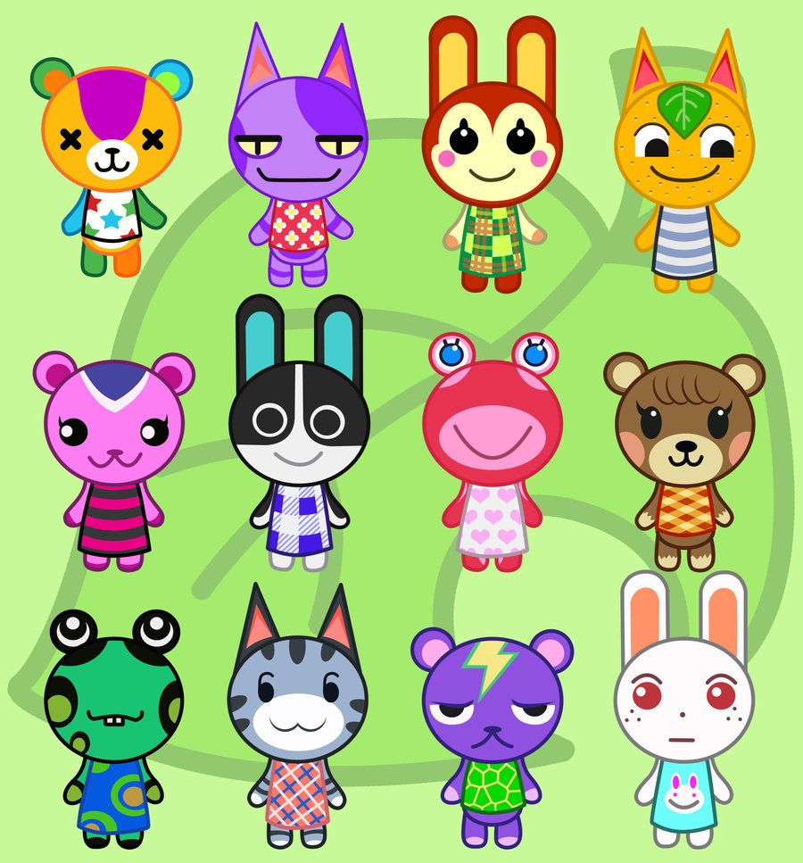 Animal crossing characters