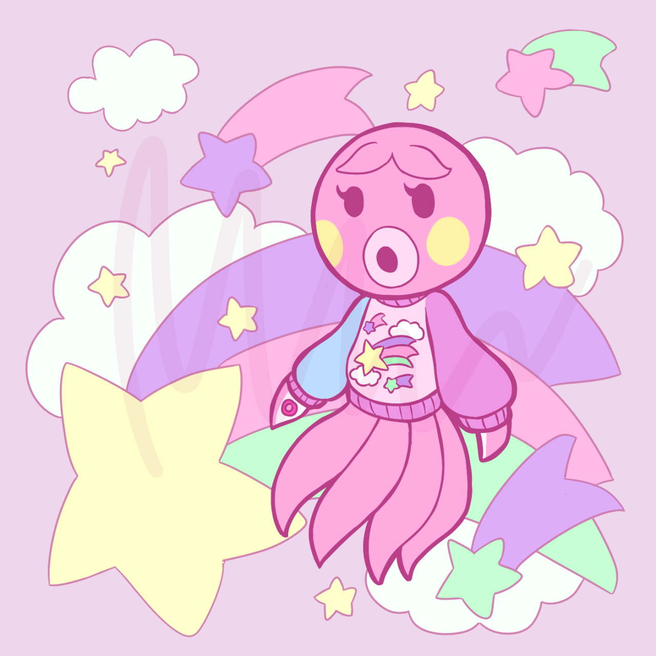 ~*~shooting Stars ~*~ - Cartoon - HD Wallpaper 