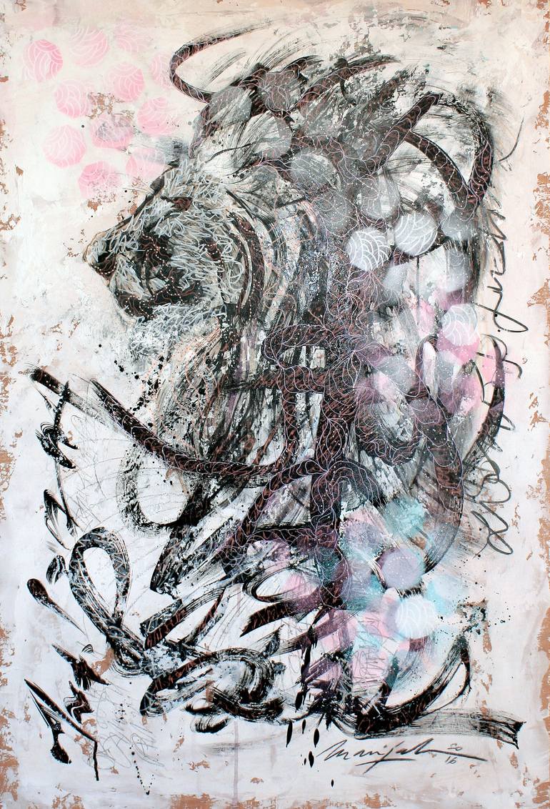 Saatchi Art Lion Of Judah Drawing By Marijah Bac Cam - HD Wallpaper 