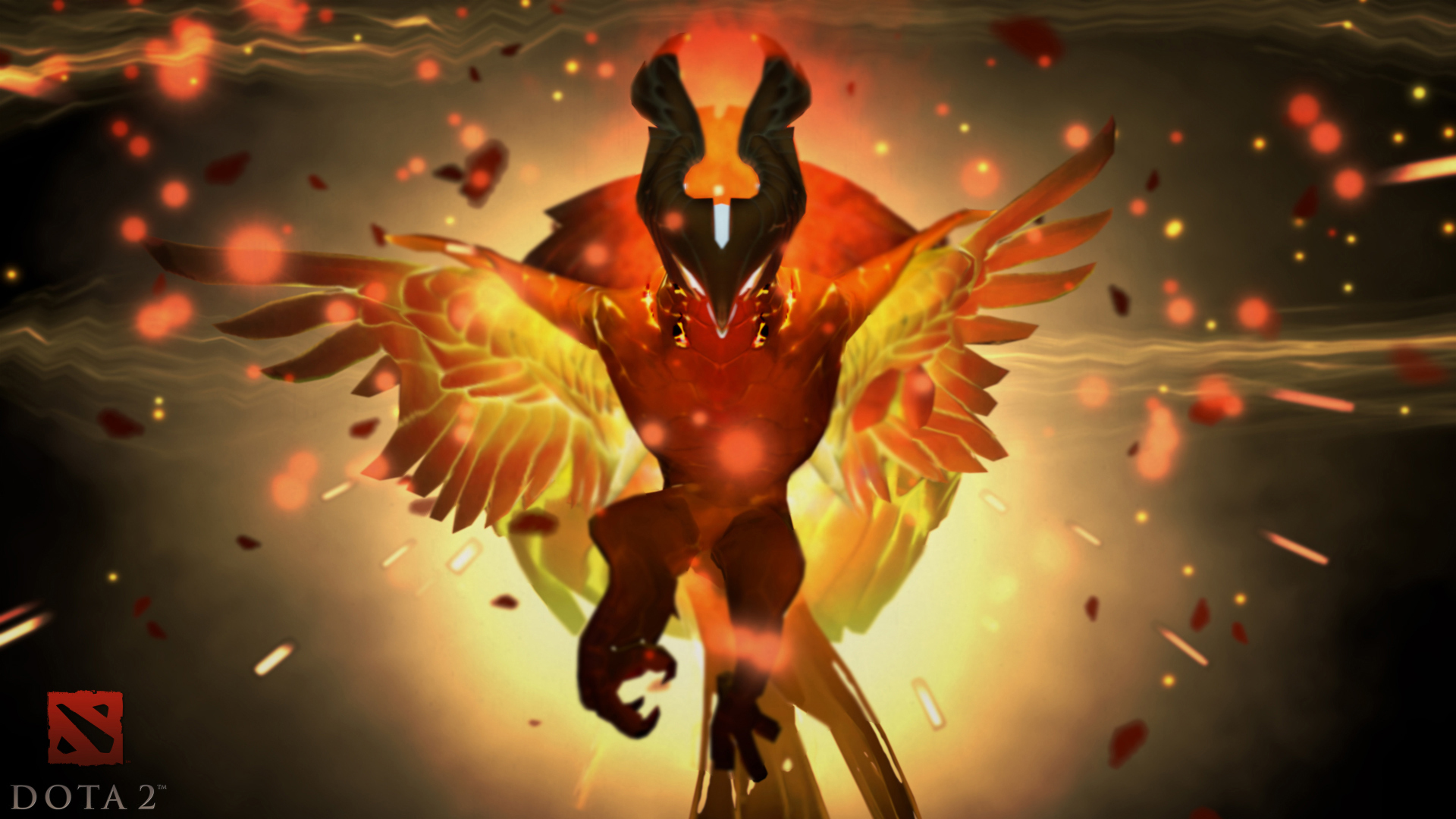 Dota 2 Heroe Phoenix - HD Wallpaper 