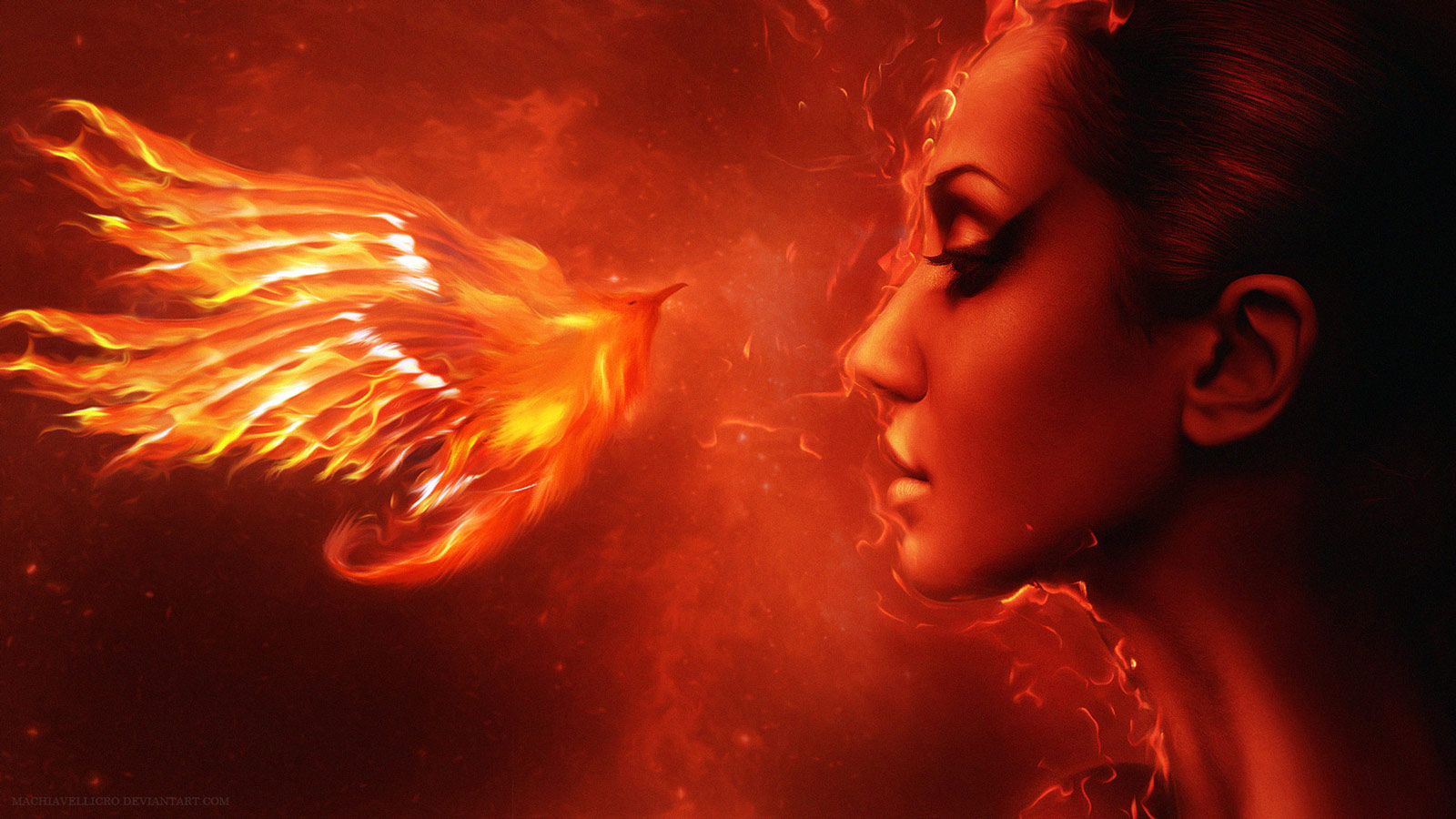 Free Phoenix Bird Fires, Phoenix Computer Desktop Hd - Hd Fenix - HD Wallpaper 