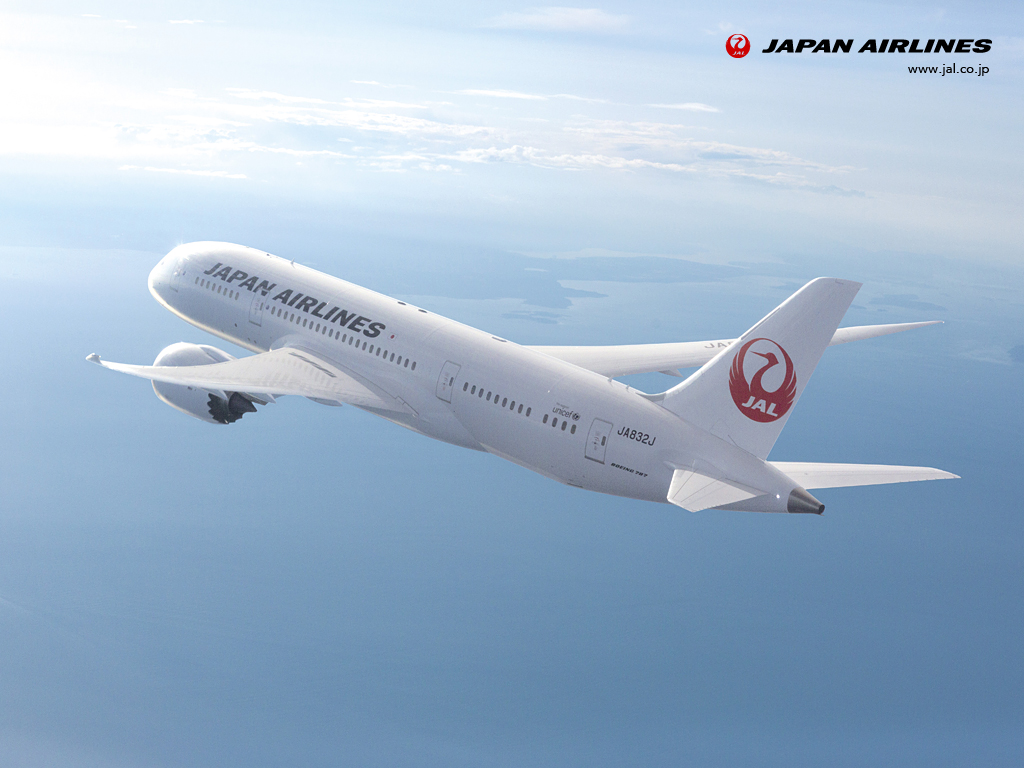 Japan Airlines B787 8 - HD Wallpaper 