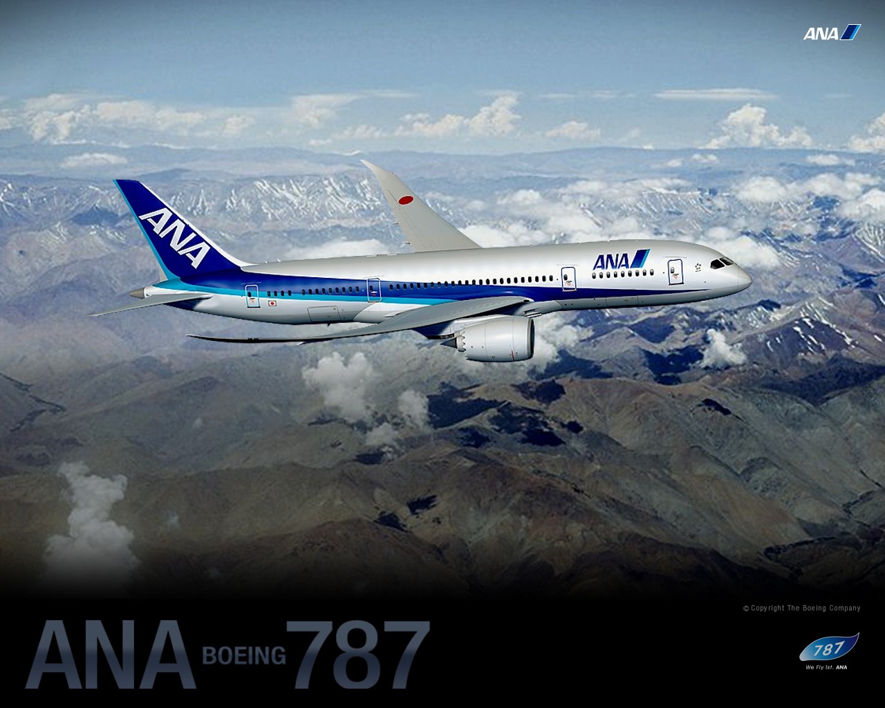 Ana All Nippon Airways Boeing Dreamliner Wallpaper - Komatsu Airport - HD Wallpaper 