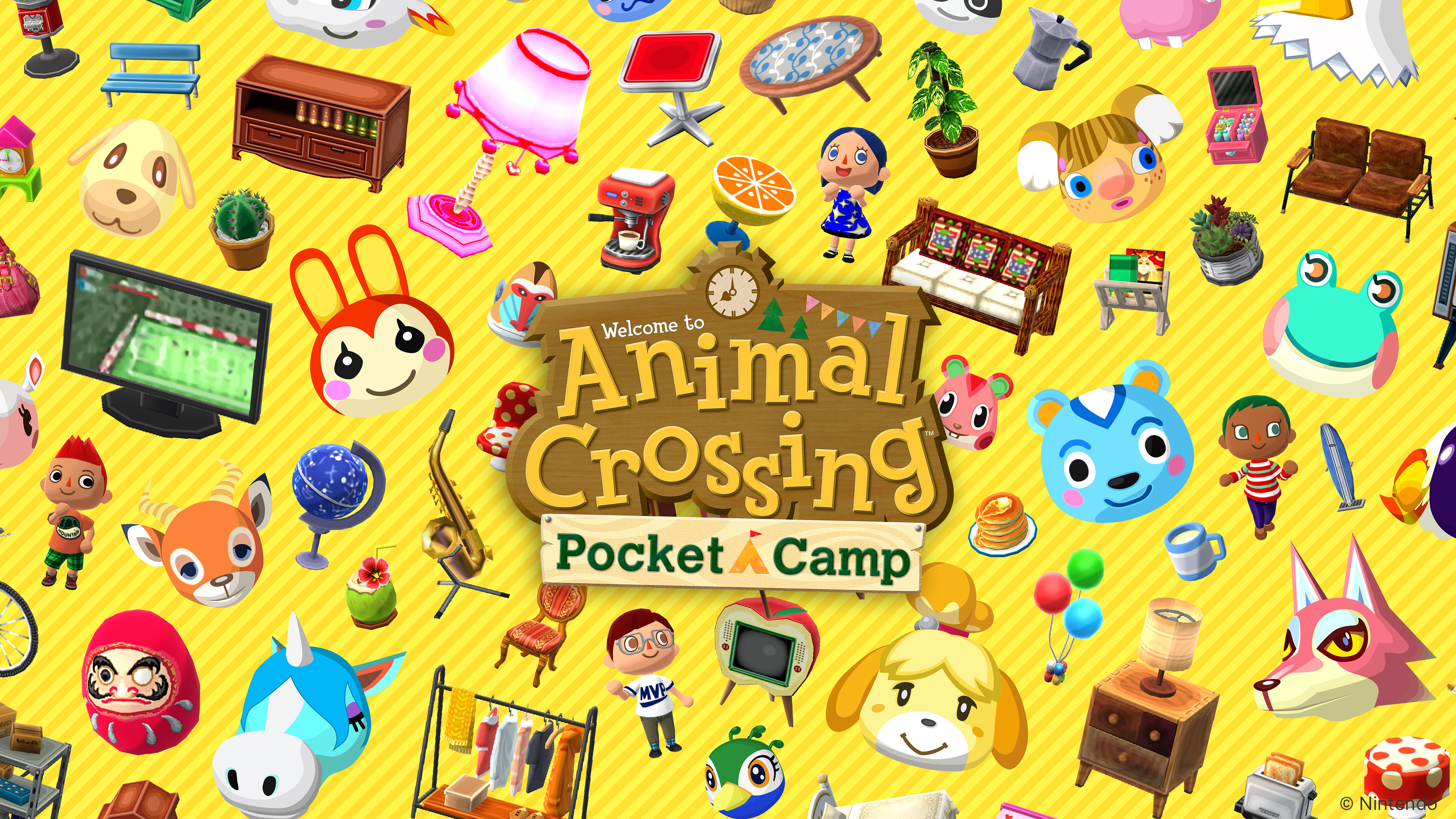 Animal Crossing Pocket Camp - HD Wallpaper 