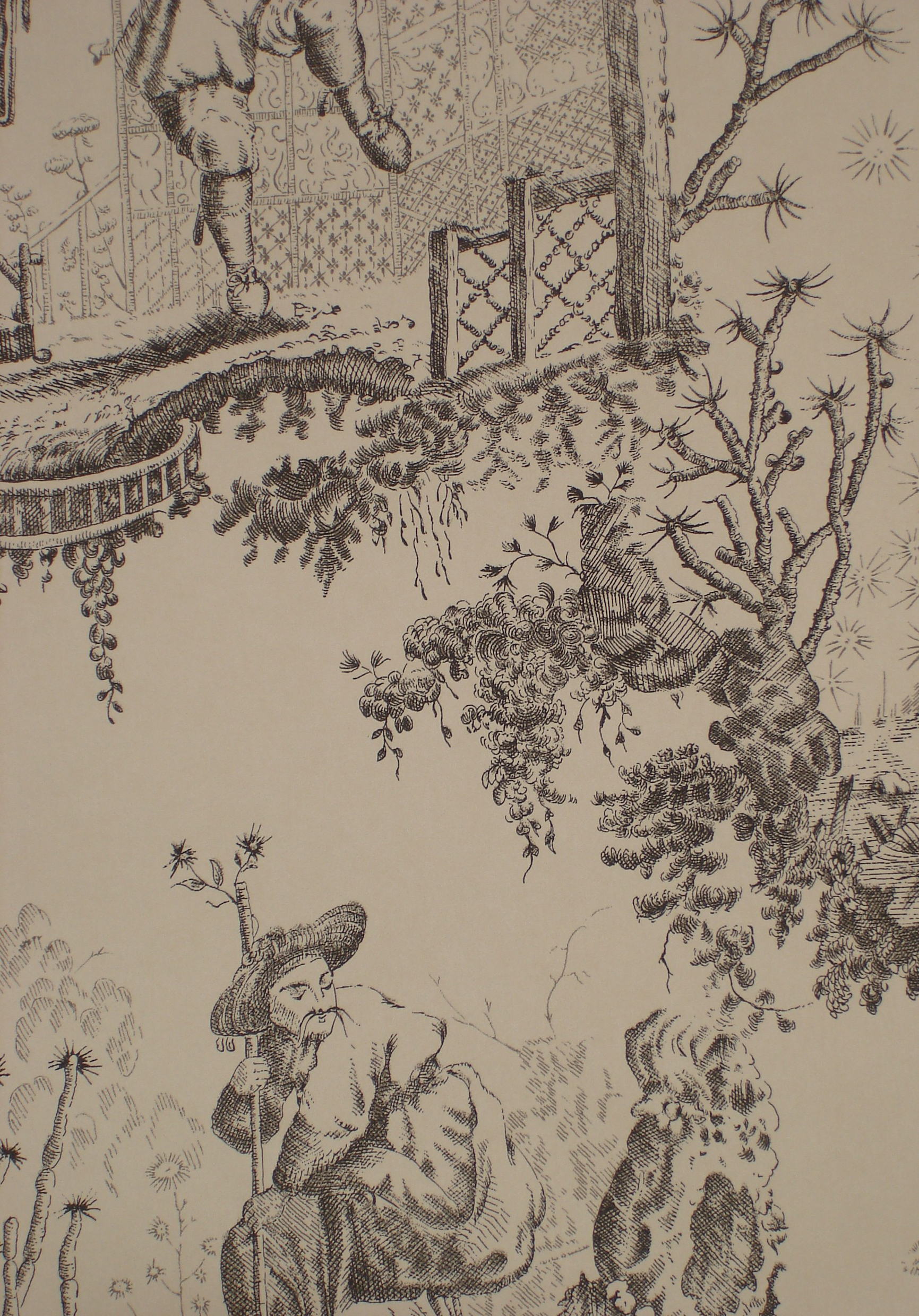 Classic Collection Chinese Toile Lewis And Wood Wallpaper - Cole And Son Tapeten Chinese Toile - HD Wallpaper 
