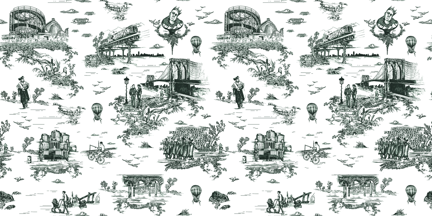 Flavor Paper Brooklyn Toile - HD Wallpaper 