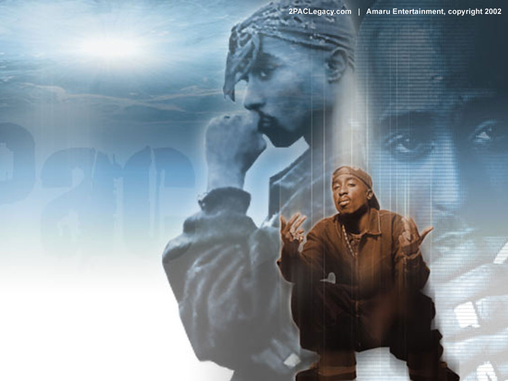 Tupac - Tupac Shakur In Heaven - HD Wallpaper 