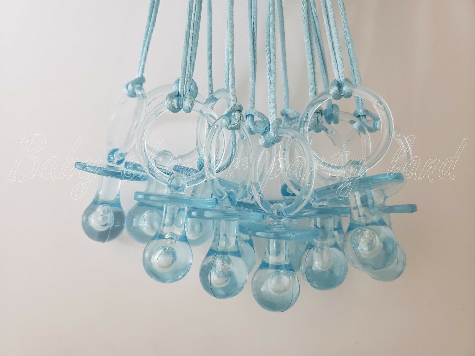 Blue Baby Shower Necklace Game - HD Wallpaper 