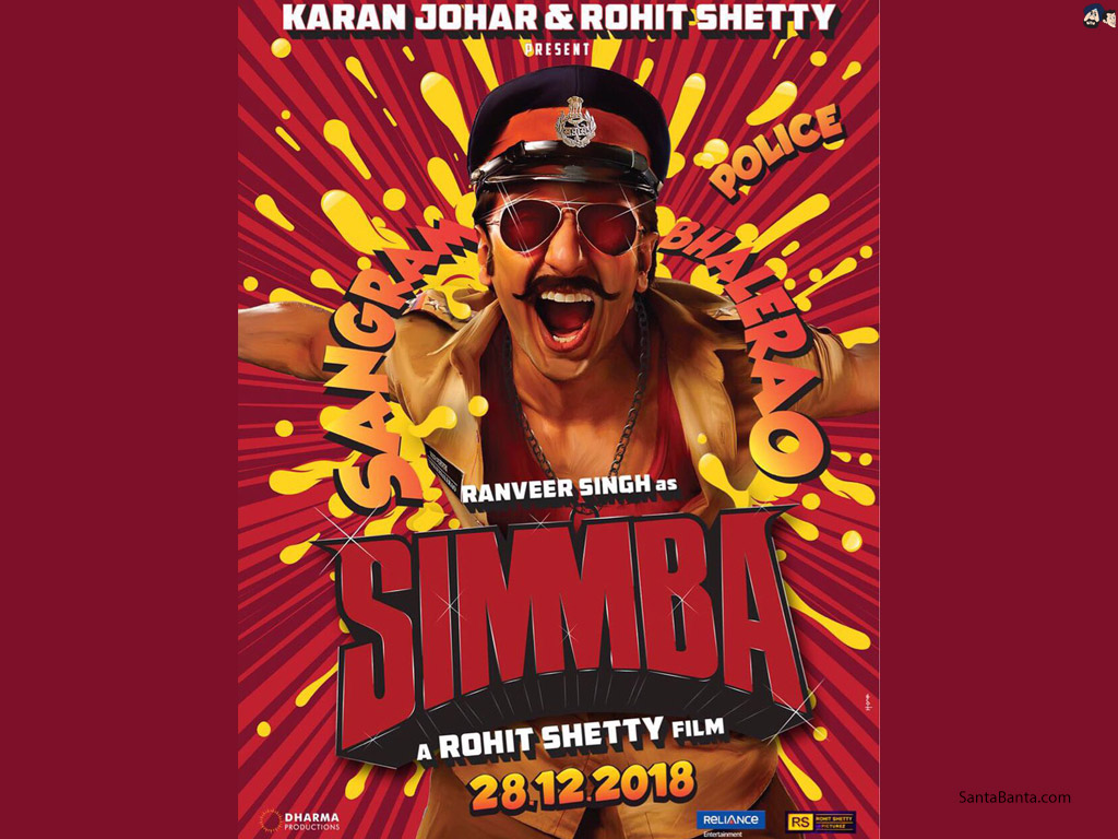 Simmba - Simba Rohit Shetty Movie - HD Wallpaper 