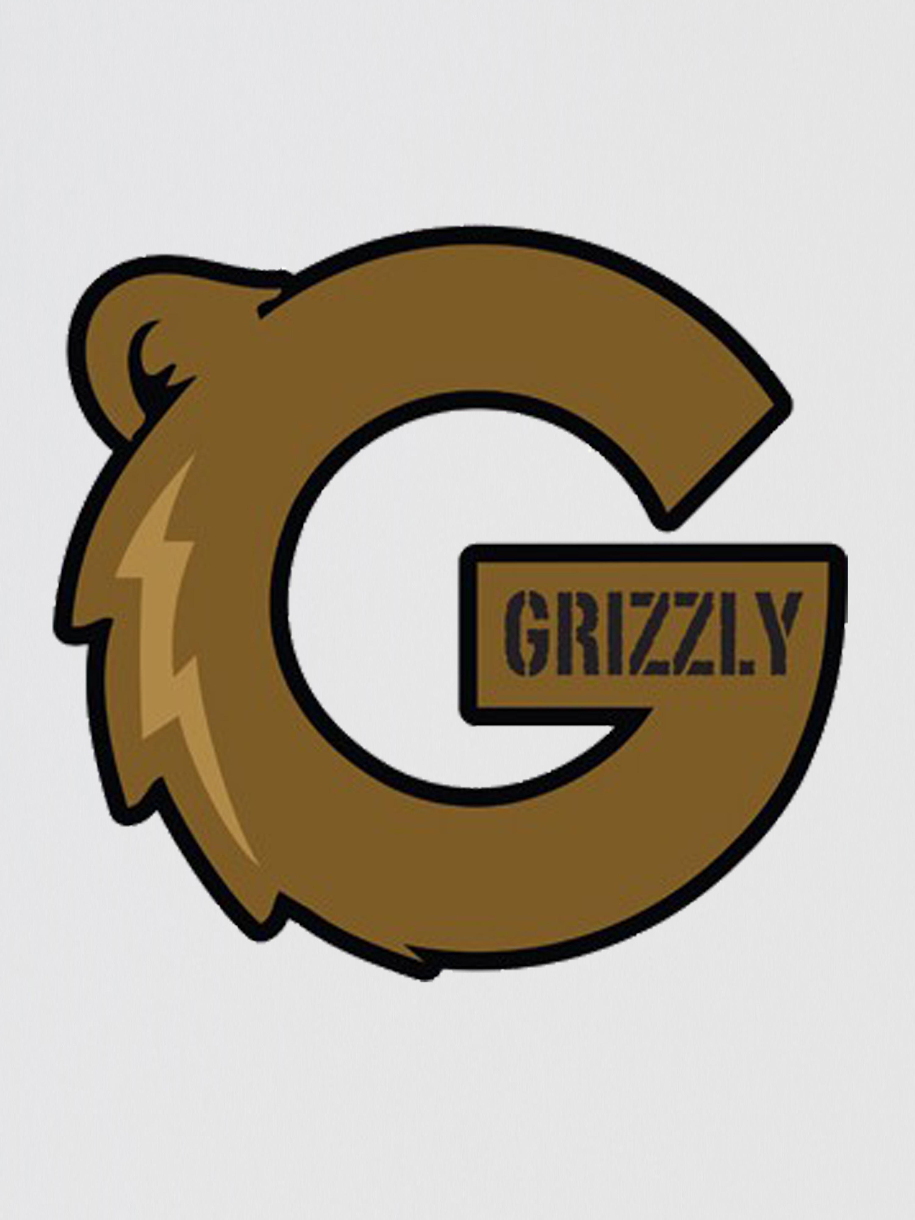 Grizzly Bear Skateboards Logo - HD Wallpaper 