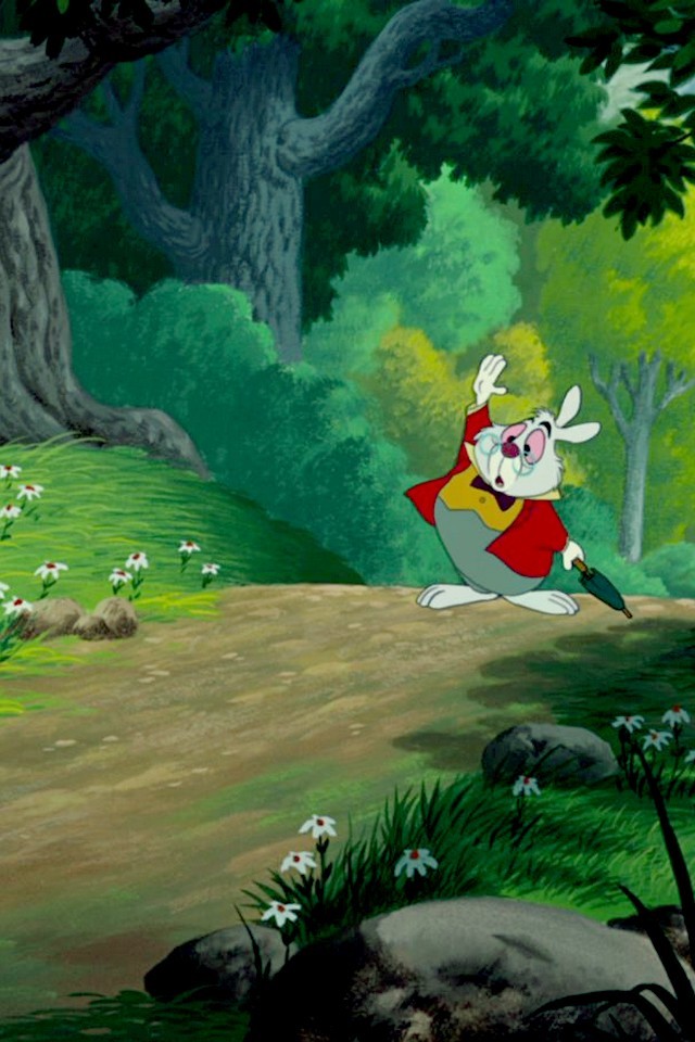 Disney Alice In Wonderland Forest - HD Wallpaper 