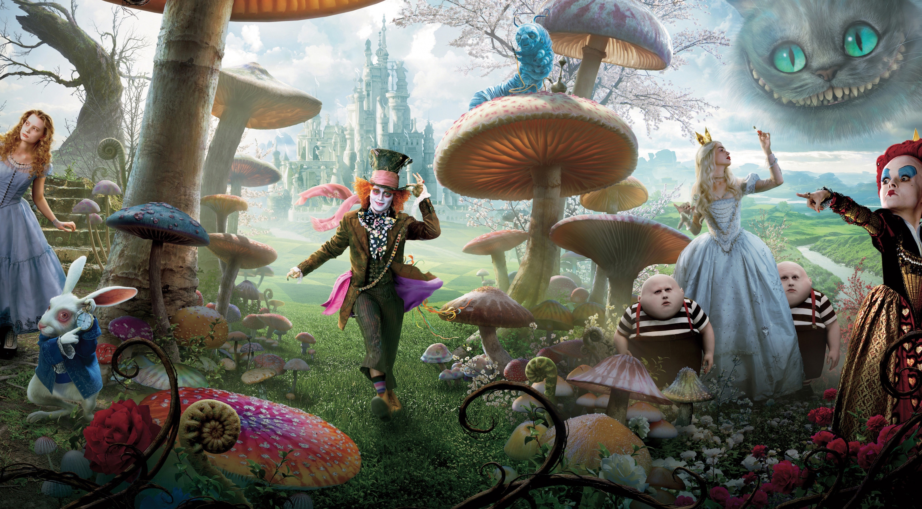 Alice In Wonderland 4k - HD Wallpaper 