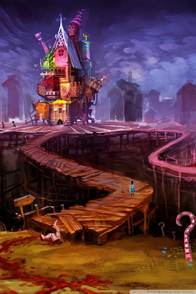 Concept Art Alice Madness Returns Dollhouse - HD Wallpaper 